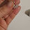 Diamond M initial pendant and chain 15