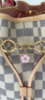 Diamond M initial pendant and chain 19