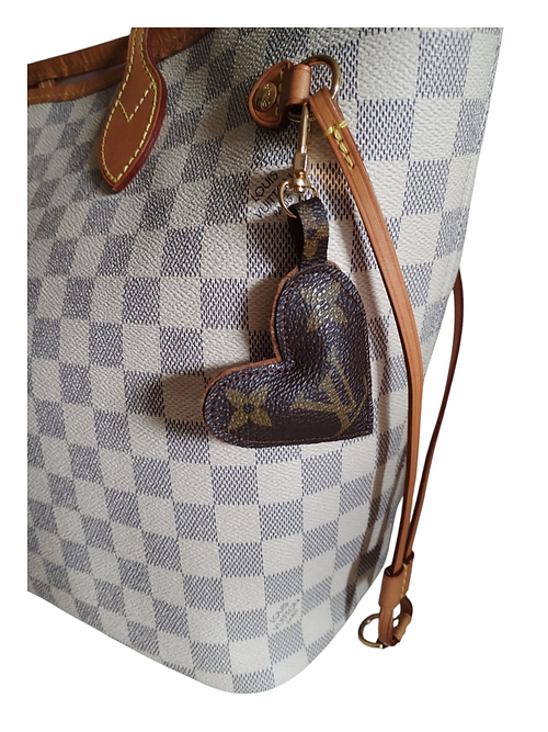 Small Mono heart charm | Luxury Bag Heaven 2.0